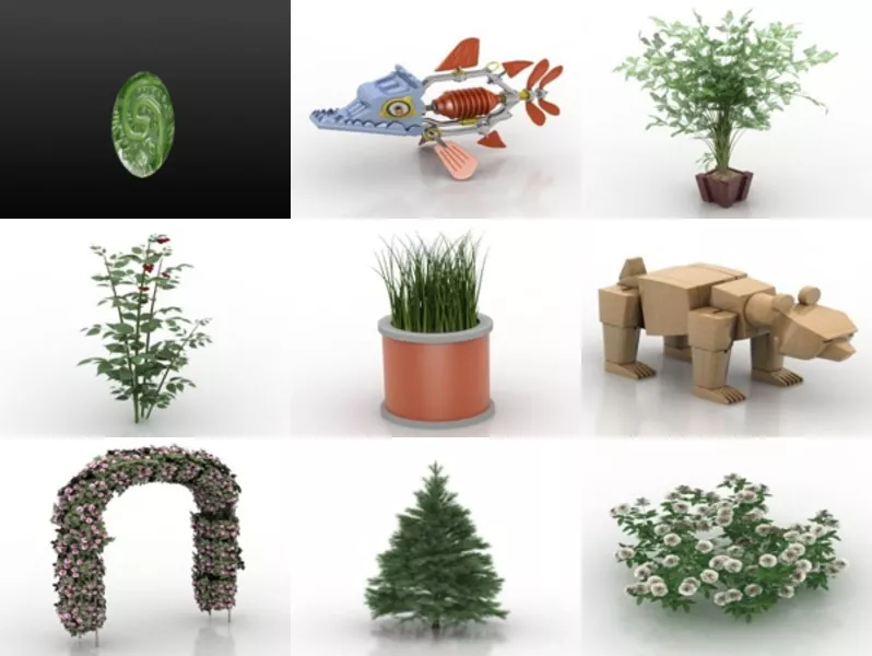 Top 11 Free 3D Nature Models for Design Latest 2022