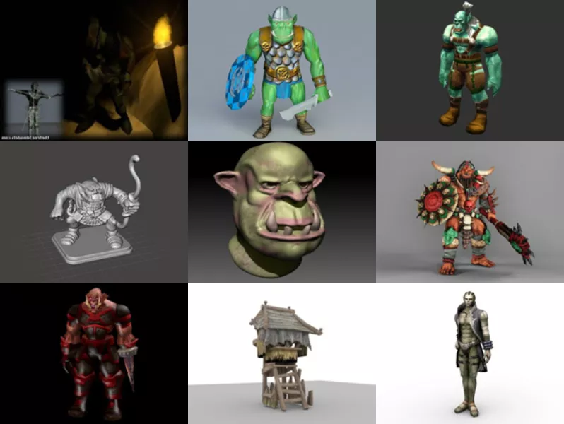 Top 11 Orc 3D Models Most Recent 2022