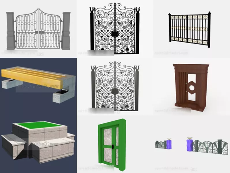 Top 11 Free 3D Outdoor Furniture Models Latest 2022