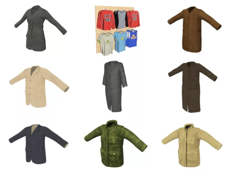 Top 11 Outerwear 3D Models for Design Most Recent 2022