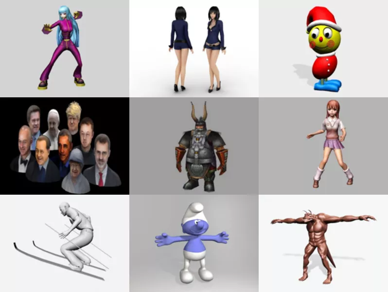 Top 11 Free 3D People Models Resources Newest 2022