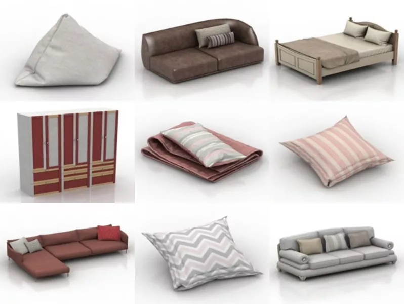 Top 11 Free 3D Pillow Models for Design Most Recent 2022