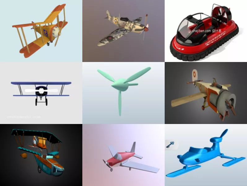 Top 11 Propeller 3D Models for Design Newest 2022