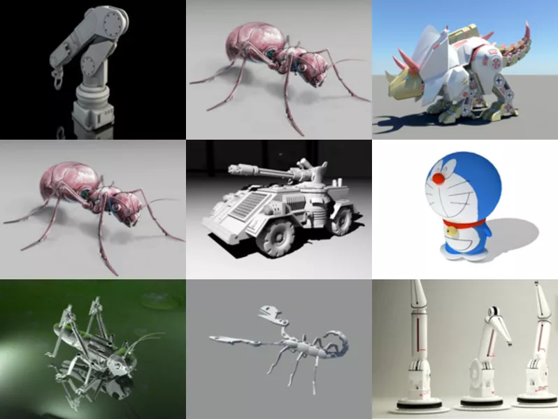 Top 11 Robotic 3D Models for Design Latest 2022