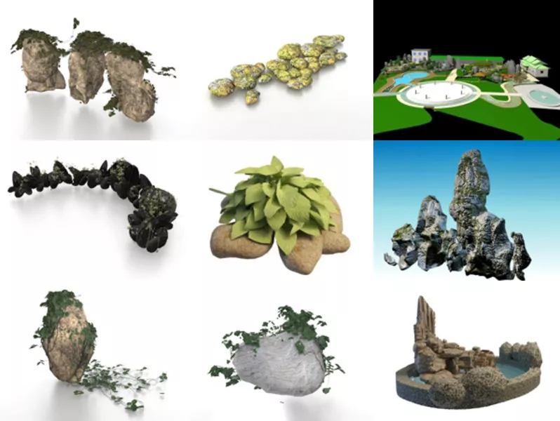 Top 11 Rock Garden 3D Models Newest 2022
