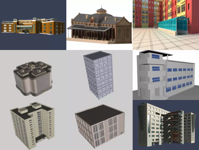 Top 11 Schools 3D Models Resources Latest 2022