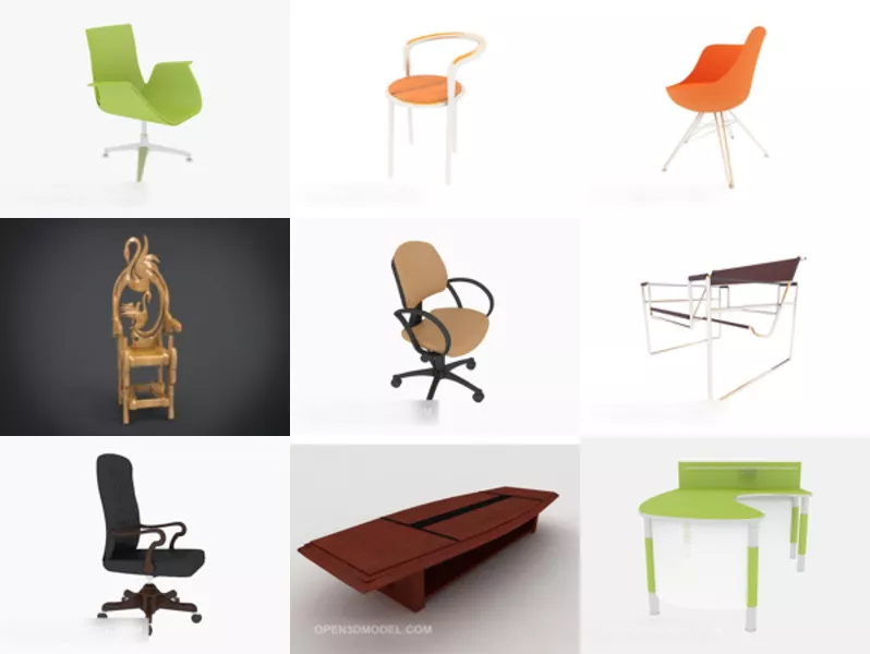 Top 11 Seating 3D Models Newest 2022