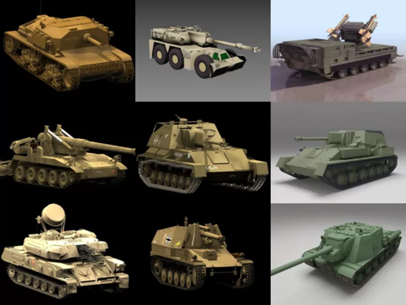 Top 11 Self Propelled 3D Models for Rendering Latest 2022