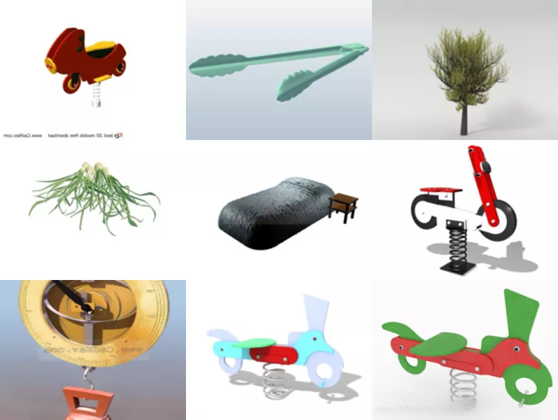 Top 11 Spring 3D Models for Free Latest 2022