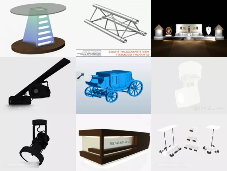 Top 11 Stage 3D Models Newest 2022