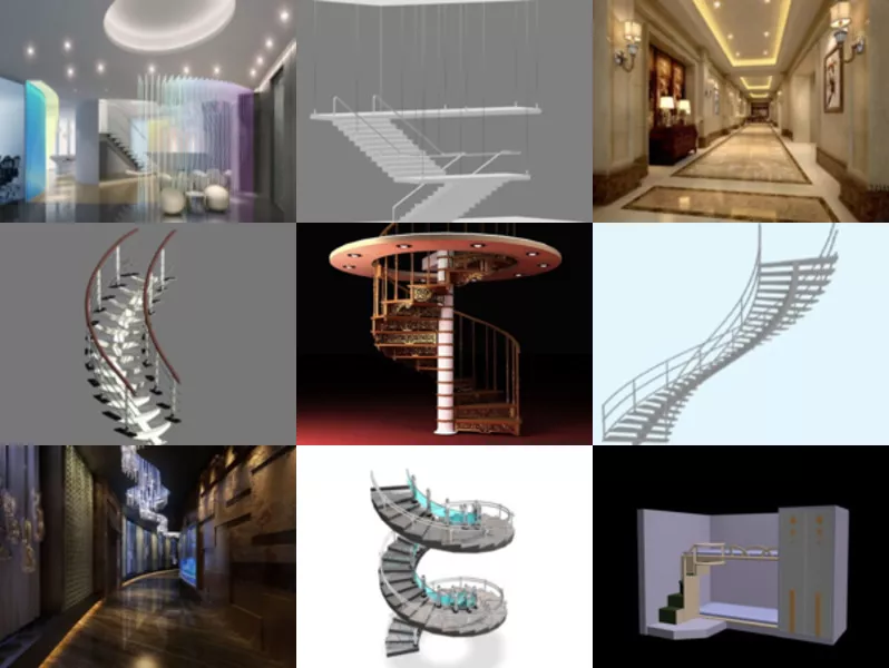 Top 11 Stair Handrail 3D Models Stuff Newest 2022