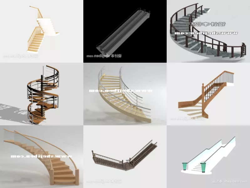 Top 11 Free 3D Stairs Models Newest 2022