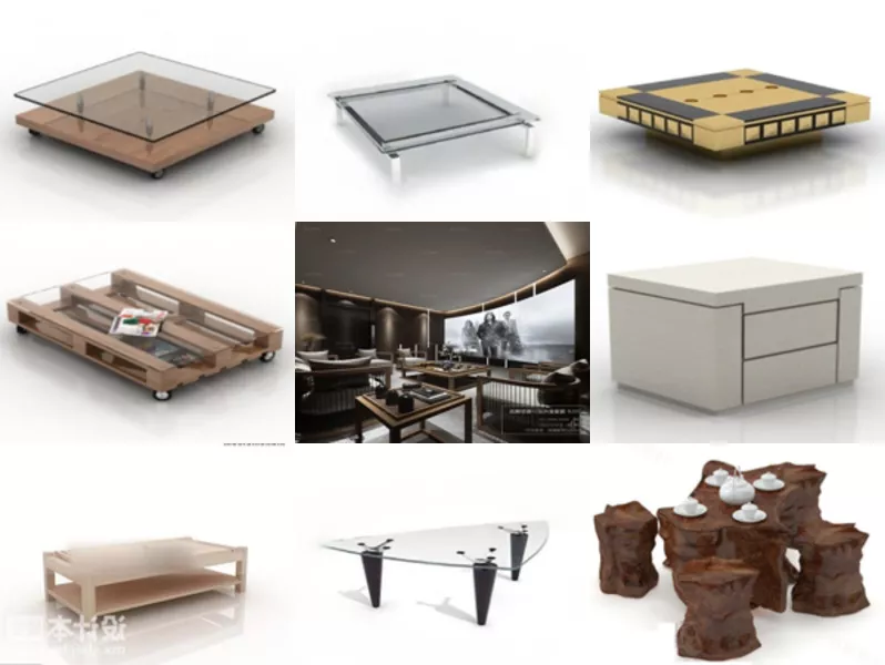 Top 11 Tea Table 3D Models Latest 2022