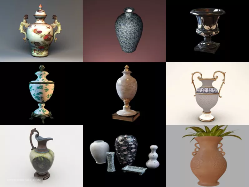 Top 11 Traditional Vase 3D Models Resources Latest 2022