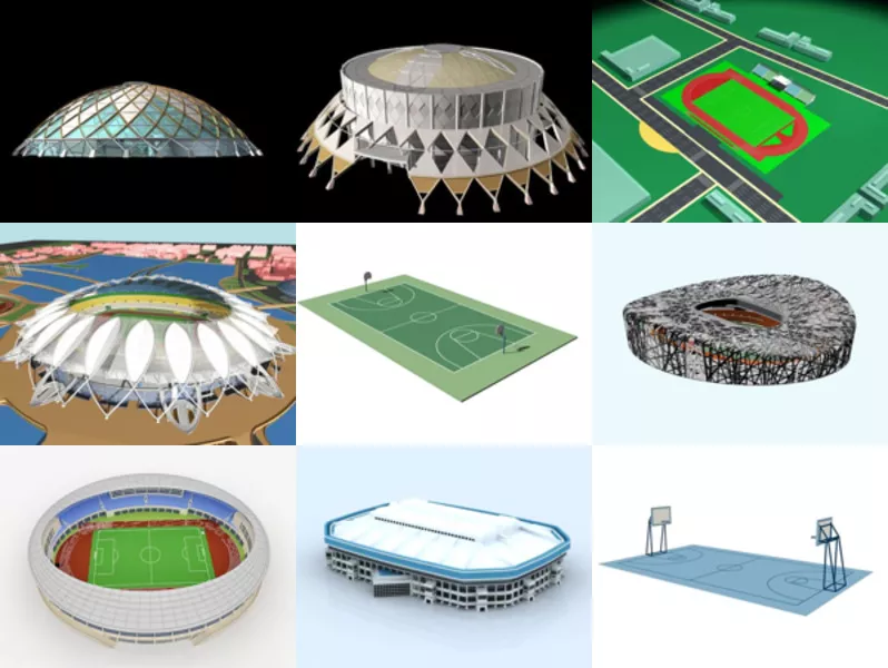 Top 11 Venues 3D Models for Free Most Recent 2022