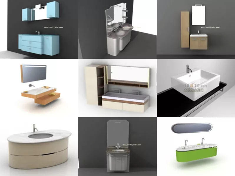 Top 11 Free 3D Wash Models for Design Newest 2022