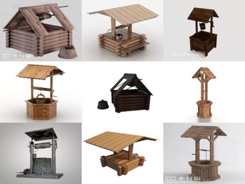 Top 11 Well 3D Models for Rendering Latest 2022