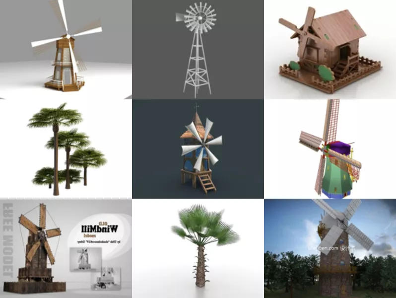 Top 11 Windmill 3D Models Stuff Newest 2022