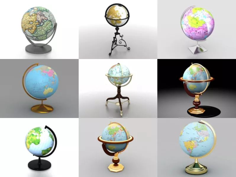 Top 11 World Globe 3D Models Latest 2022