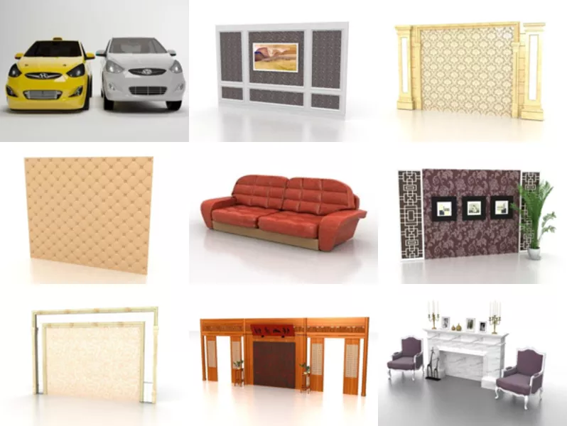 Top 12 Accent 3D Models for Rendering Latest 2022