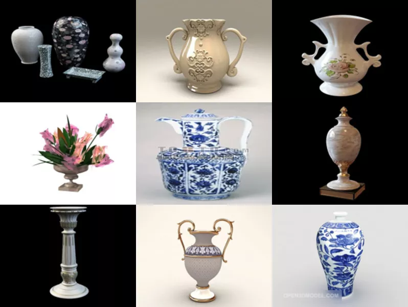 Top 12 Ancient Vase 3D Models Most Recent 2022