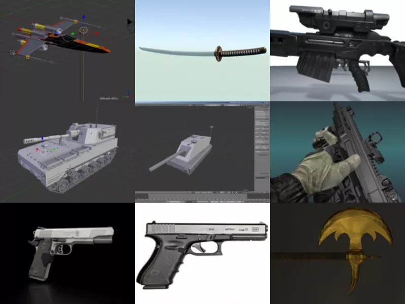 Top 12 Blender Battle 3D Models Most Recent 2022