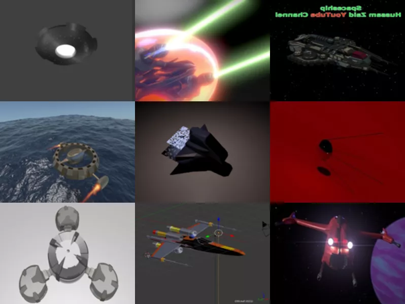 Top 12 Blender Spaceship 3D Models Latest 2022