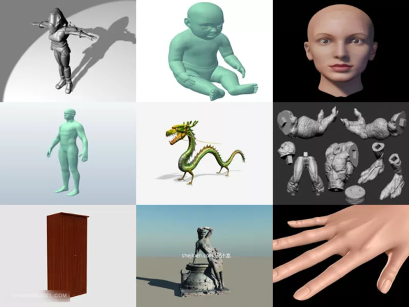 Top 12 Free 3D Body Models Newest 2022