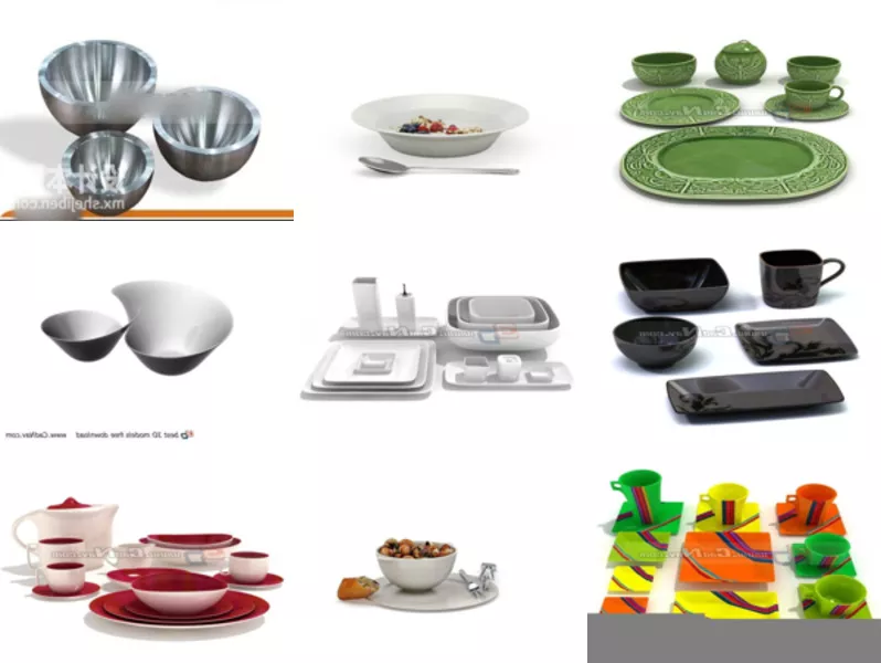 Top 12 Bowls 3D Models Latest 2022