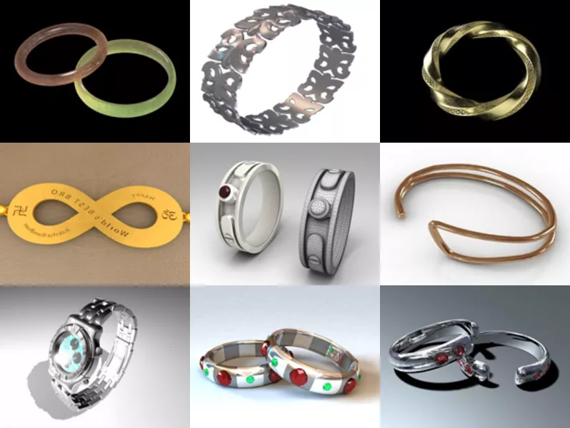 Top 12 Bracelet 3D Models Most Recent 2022