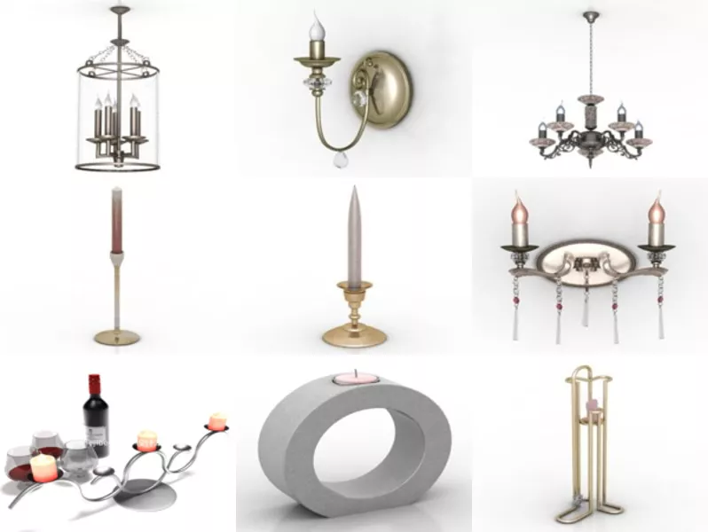 Top 12 Free 3D Candlestick Models Newest 2022
