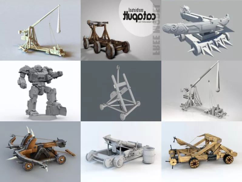 Top 12 Catapult 3D Models Stuff Newest 2022
