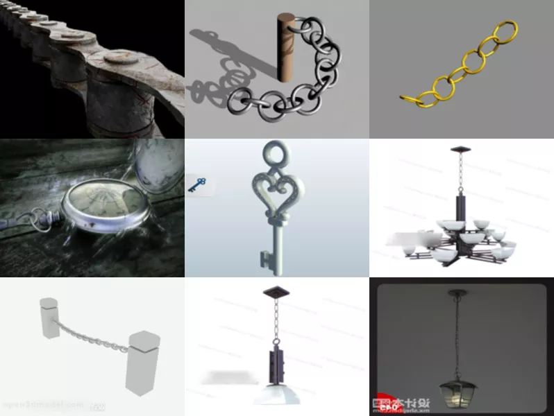 Top 12 Chain 3D Models Most Recent 2022