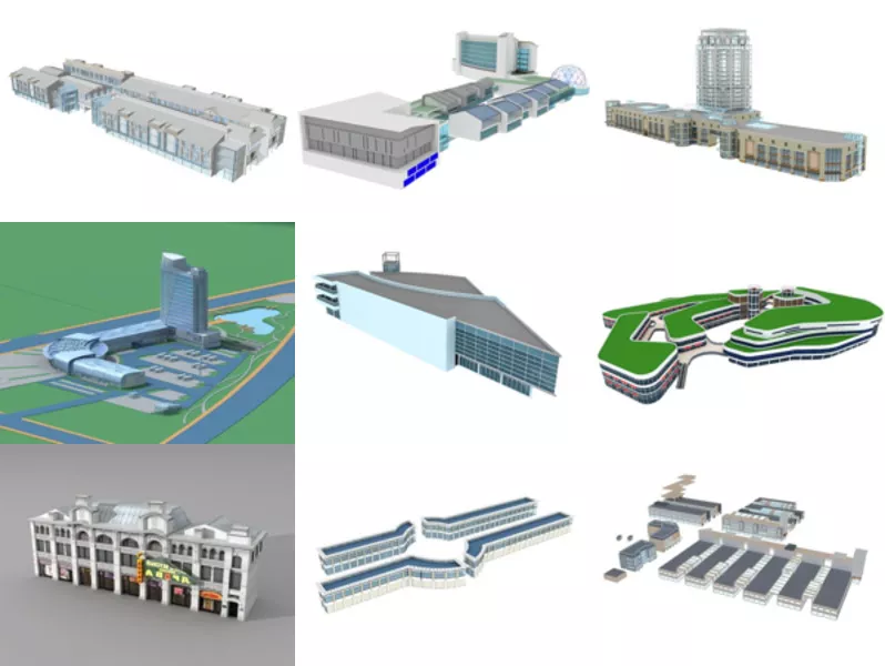 Top 12 Commercial District 3D Models Resources Most Recent 2022