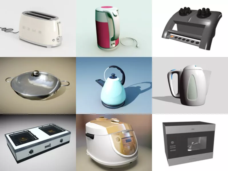 Top 12 Cooking Utensil 3D Models Most Recent 2022