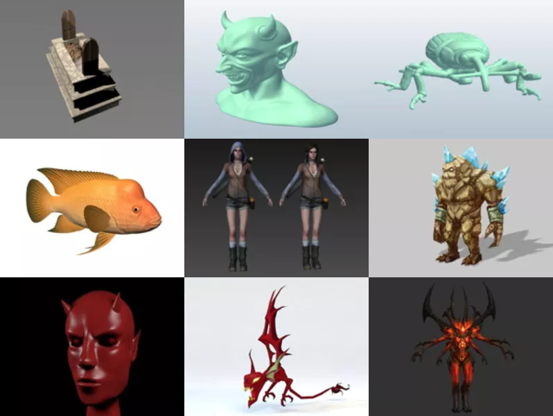 Top 12 Devil 3D Models Stuff Newest 2022