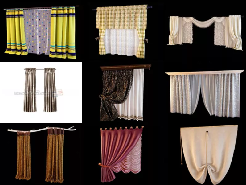 Top 12 Drapes 3D Models for Rendering Newest 2022