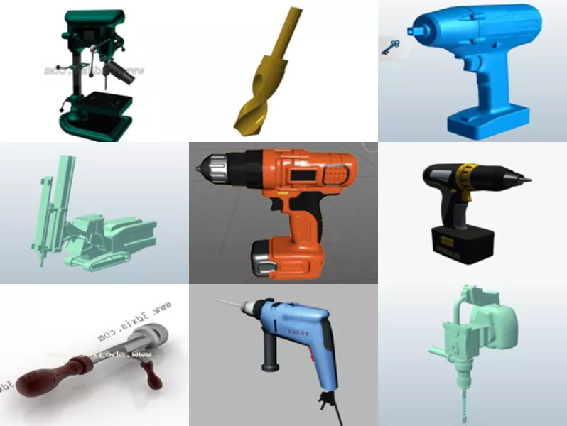 Top 12 Drill 3D Models Newest 2022