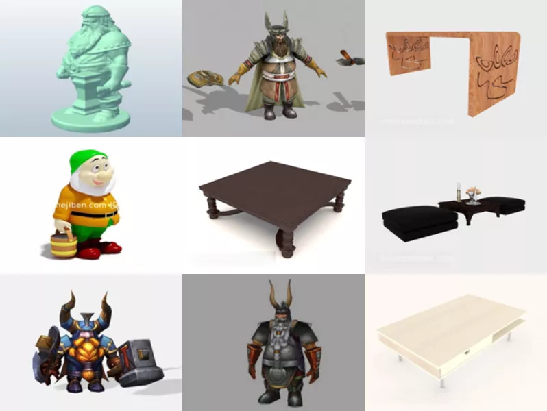 Top 12 Dwarf 3D Models Stuff Latest 2022