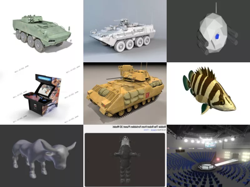 Top 12 Fighting 3D Models for Rendering Latest 2022