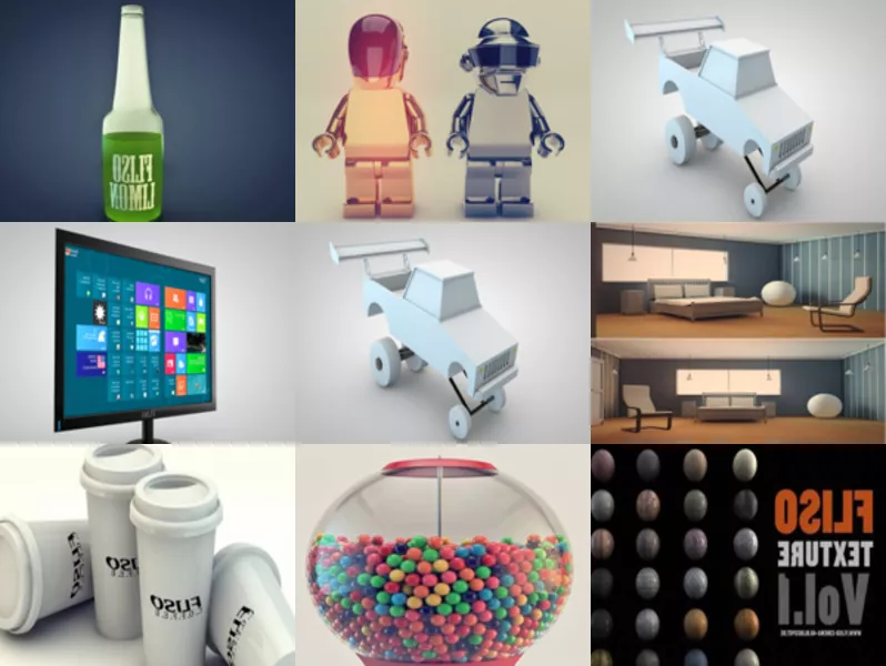Top 12 Fliso 3D Models for Rendering Newest 2022