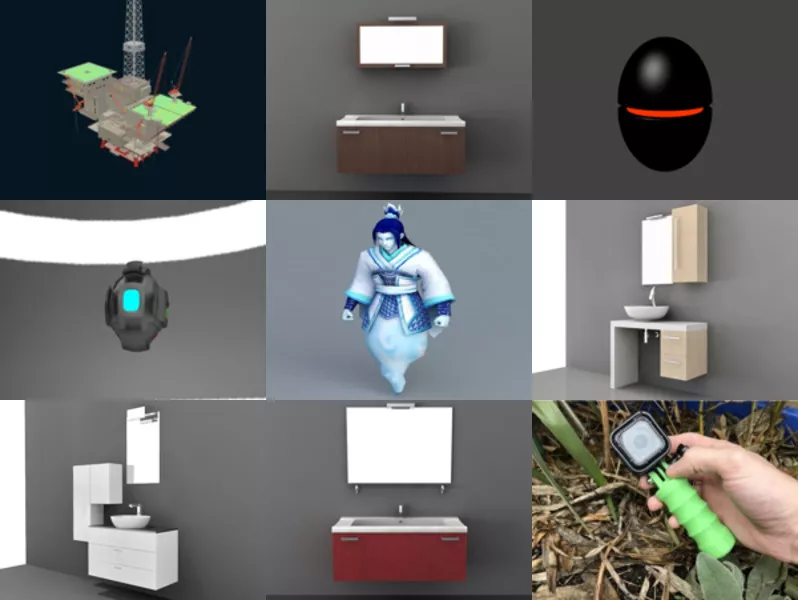 Top 12 Floating 3D Models Latest 2022