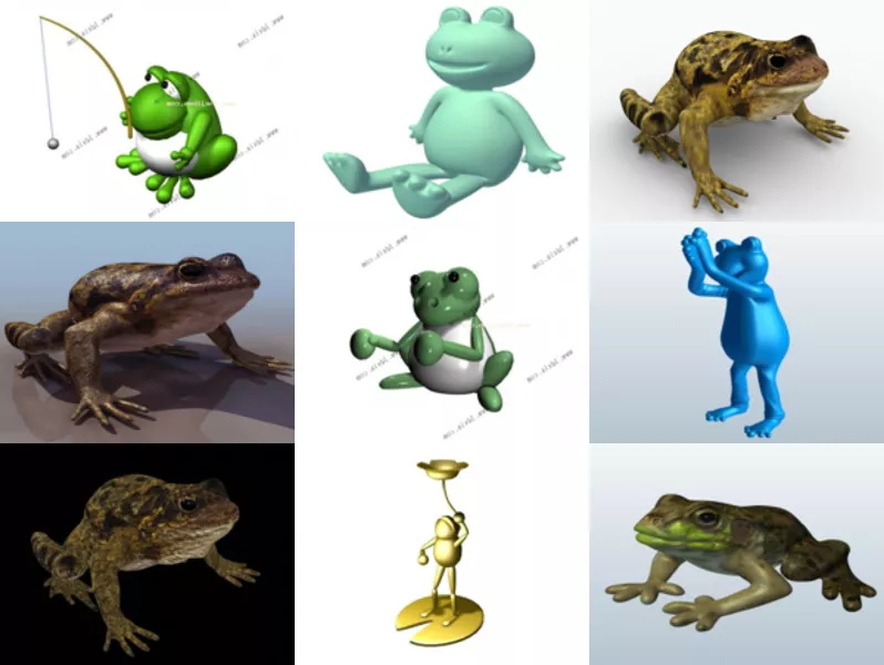Top 12 Frog 3D Models Resources Most Recent 2022