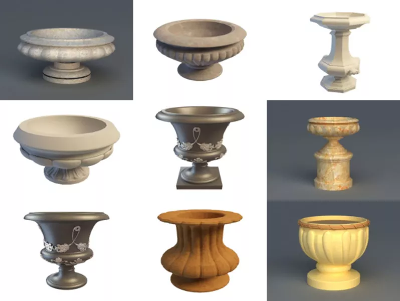 Top 12 Garden Pots 3D Models Stuff Latest 2022