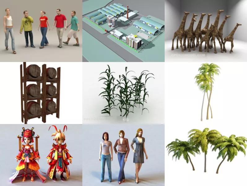 Top 12 Group 3D Models Resources Newest 2022