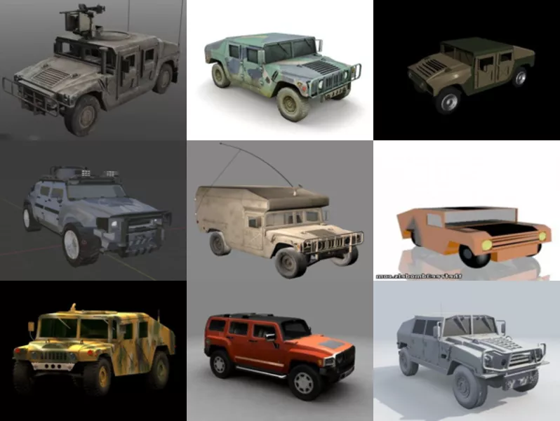 Top 12 Humvee 3D Models Newest 2022