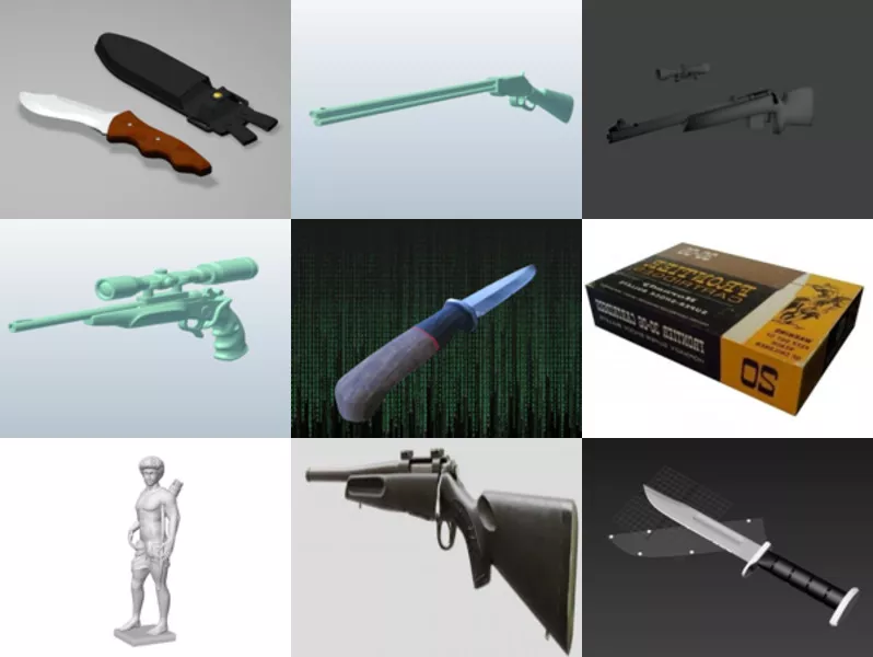 Top 12 Hunting 3D Models Most Recent 2022