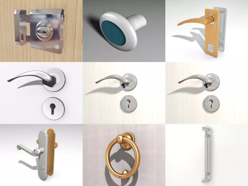 Top 12 Ironmongery 3D Models Newest 2022