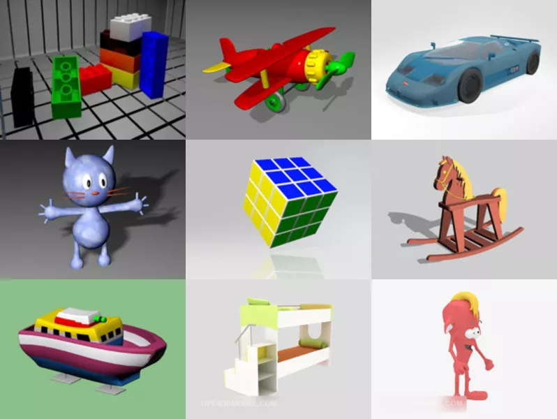 Top 12 Free 3D Kids Models for Free Most Recent 2022