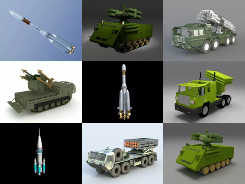 Top 12 Launch Vehicle 3D Models Latest 2022